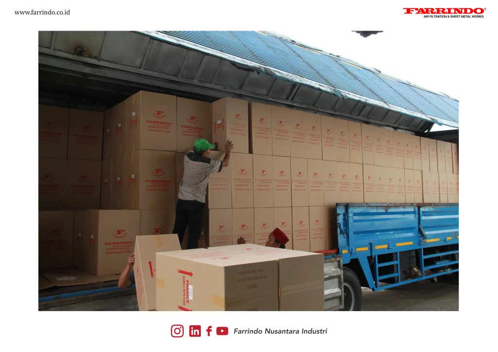 Pengiriman Cartridge Filter ke Pembangkit Listrik di Banten