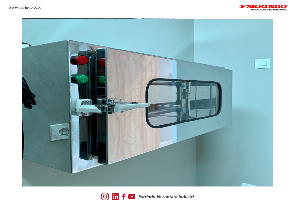 Instalasi Pass Box Cleanroom untuk Rumah Sakit di Karawang