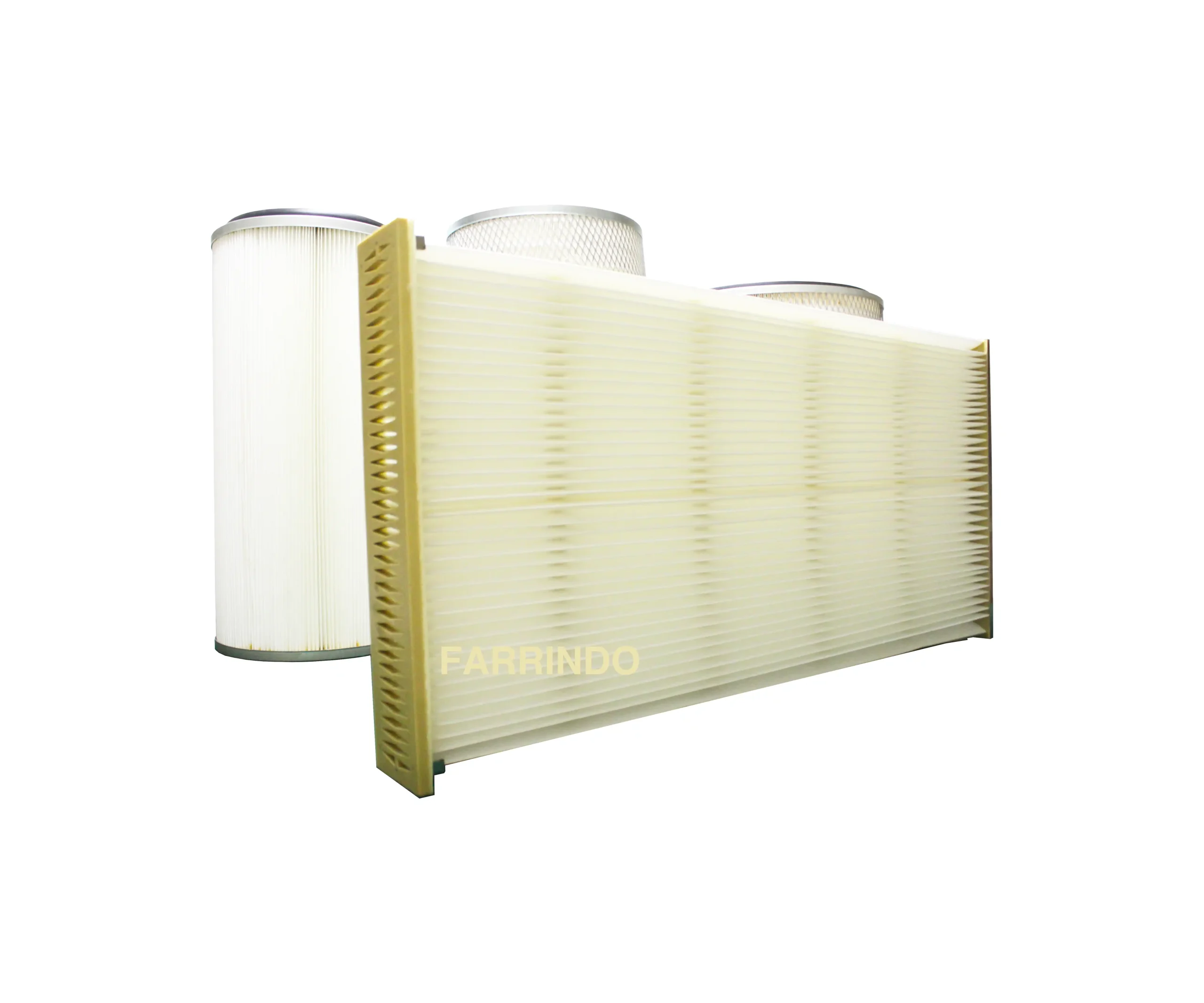 filter dust collector tampak depan sampinng kiri