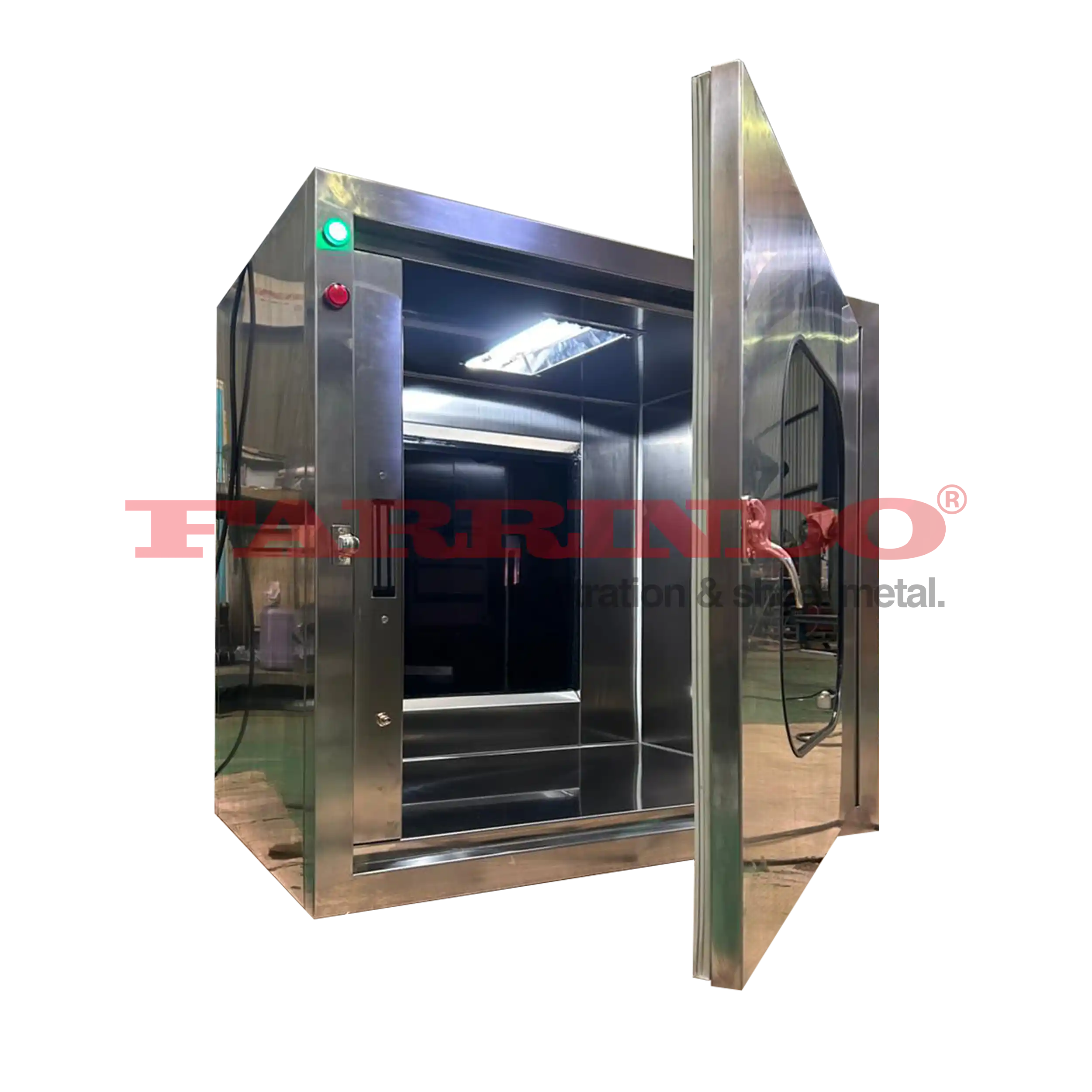 Pass Box Stainless Steel (Interlock - Pivot Hinge) - Gambar 3
